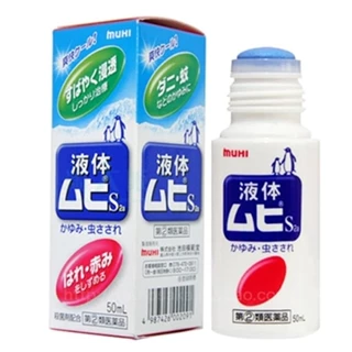 Lăn bôi muỗi và côn trùng đốt Muhi chim cánh cụt 50ml Nhật Bản