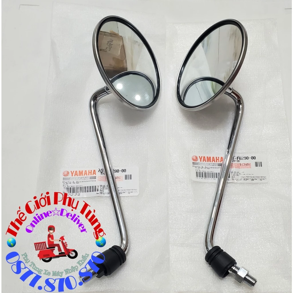 Kính - Gương chiếu hậu Mio Classico Zin Yamaha Việt Nam - 4D1-F6280-00/ 4D1-F6290-00