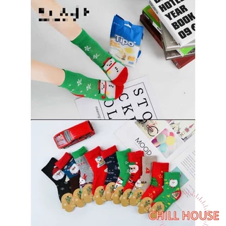 SET 10 TẤT NOEL DỄ THƯƠNG CHO BÉ  SZ 1-12 TUỔI