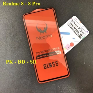 Dán cường lực Full màn hình Full keo Realme 8 - 8 Pro - Siêu Rẻ