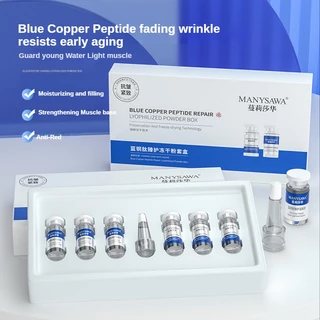 Bộ 3 Cặp Phấn Peptide Đồng Màu Xanh Dương Dưỡng Ẩm Chống Nếp Nhăn Se Khít Lỗ Chân Lông Và Trẻ Hóa Làn Da