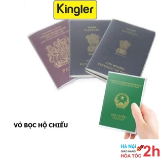 Vỏ Bọc Hộ Chiếu - Kingler, Đựng Passport Dẻo Trong Suốt, Sạch Sẽ, Tiện Dụng, An Toàn Khi Đi Du Lịch 5310