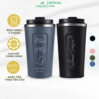 Ly Giữ Nhiệt Coffee ChipLife XN021 khắc tên 380ml - 510ml