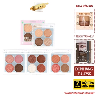 Bảng Phấn Mắt Sivanna Choose Happy Eye Shadow HF170 - Bảng Màu Mắt Có Nhũ Sivanna