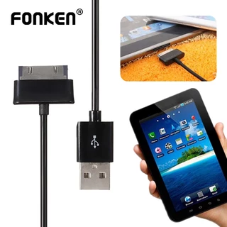 Dây cáp sạc Fonken đồng bộ dữ liệu Usb dài 1m cho Samsung galaxy Tab 2 7 8.9 10.1 P1000 P3100 P3110 P5100 P6200