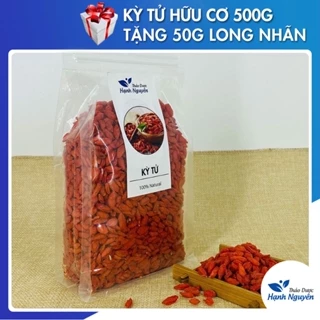 Kỷ tử hữu cơ 500g (Trà câu kỳ tử Ninh Hạ, chống lão hóa, dưỡng nhan) - Thảo Dược Hạnh Nguyên