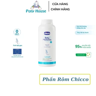 Phấn Rôm Chicco Tinh Bột Gạo Giúp Nuôi Dưỡng Da Mềm Mịn Chống Rôm, Sảy, Hăm Cho Bé Từ Sơ Sinh