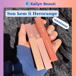 Son kem lì Herorange vuông son nội địa Trung mềm mịn màu đẹp lâu trôi Kallyn beauti