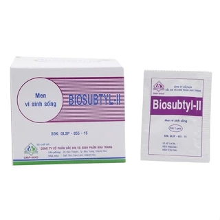 Men tiêu hóa vi sinh dạng gói BIOSUBTYL-II Hộp 25 gói - Giảm rối loạn tiêu hóa