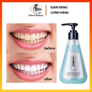 Kem Đánh Răng HUNMUI - Kem Đánh Răng Dạng Gel Lỏng Thơm-Vệ Sinh Răng Miệng Không Hôi Miệng CLAURA BEAUTY