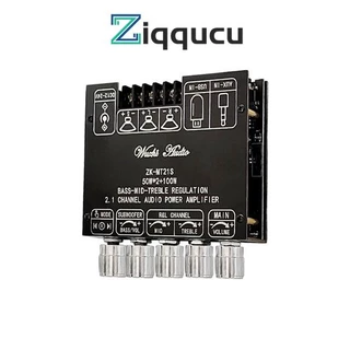 Mô-đun bo mạch Ziqqucu ZK-MT21S khuếch đại công suất âm thanh bluetooth 2.1 kênh