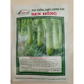 Hạt Giống Bầu Sao Sen Hồng SH 19 (Gói 100 Hạt)