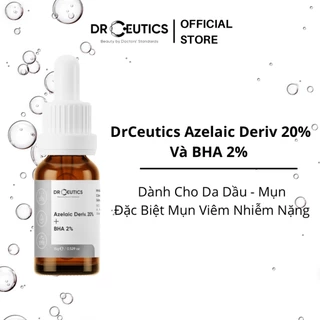 Dr.Ceutics Azelaic Deriv 20% Và BHA 2% Giúp Giảm Mụn Mờ Thâm