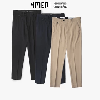 Quần Tây Nam Slimfit Túi Mini Kiểu 4MEN QT039 trẻ trung, thanh lịch, form dáng đứng đẹp, vải polytester mềm, co giãn tốt