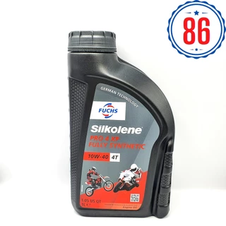 Fuchs Silkolene Pro XP nhớt tổng hợp siêu cao cấp cho xe số, côn tay moto - Sản xuất tại Anh