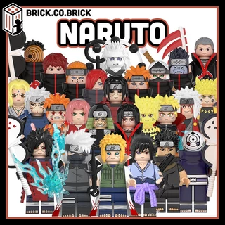 Naruto Combo Đồ Chơi Lắp Ráp Mô Hình Naruto Phim Anime Uchiha Madara Sasuke Obito Minato Kakashi WM6107
