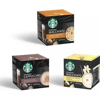 Combo 3 hộp cafe viên nén Starbucks Macchiato DATE 05/2024->11/2024