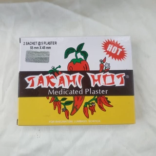 Cao Dán Trái Ớt Takahi Hot - Hộp/ 10 miếng dán