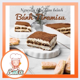 Set nguyên liệu làm bánh Tiramisu, combo nguyên liệu làm bánh tiramisu