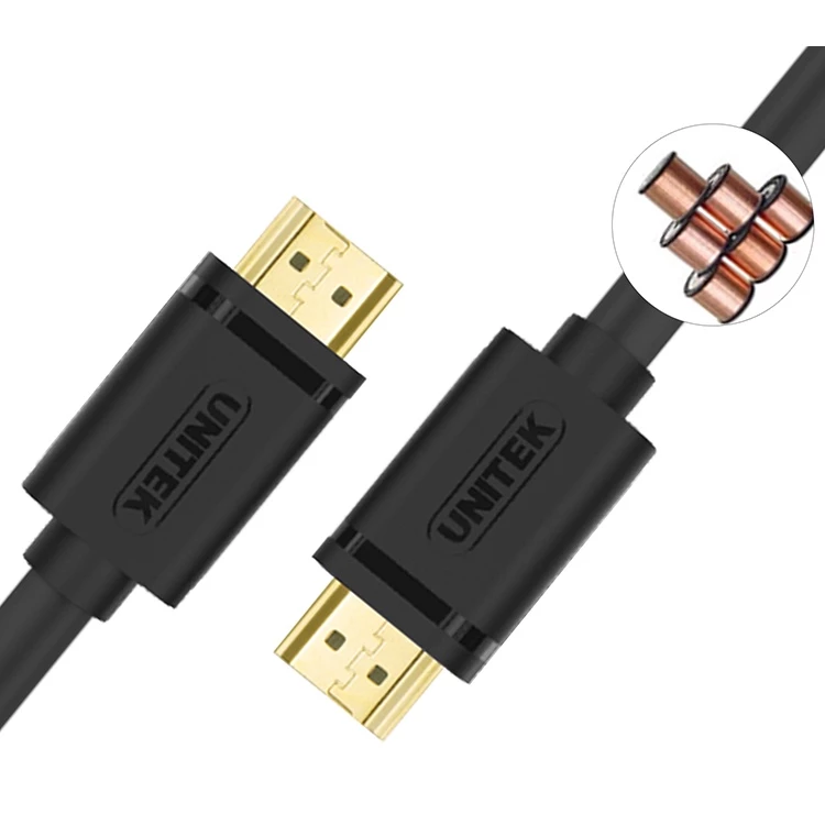 Cáp HDMI To HDMI Hỗ Trợ full HD/ 4K Unitek - kết nối Laptop , PC ra màn hình máy tính, máy chiếu