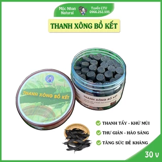 Thanh xông bồ kết Mộc Nhan natural, khử mùi, thư giãn, giải cảm cúm tăng sức đề kháng