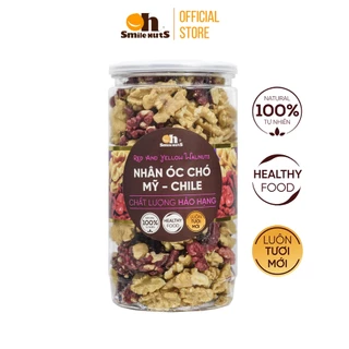 Nhân Óc Chó Mỹ Chile Smile Nuts giàu dinh dưỡng, tốt cho sức khỏe hộp hộp 400g