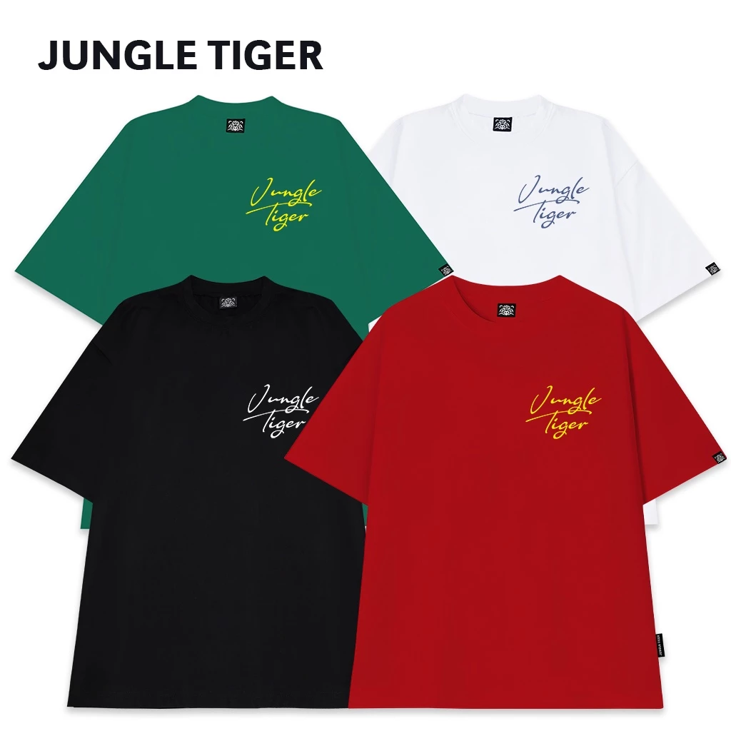 Áo thun Unisex Nam Nữ JUNGLE TIGER " LOGO BASIC TEE " 3 Color - JT8315