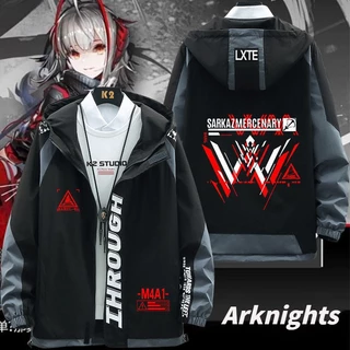 Arknights Tomorrow's Ark game W character impressions around the jacket students spring and autumn casual sports jacket men and women