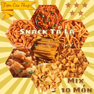 500G Snack Tá Lả Mix Vị Siêu Ngon Siêu Giòn Các Món Bim Bim Tá Lả HOT, đồ ăn vặt