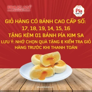 [QUÀ TẶNG 0Đ] 01 Bánh Pía Kim Sa Phúc An Giao Vị Ngẫu Nhiên - Vị Truyền Thống / Vị Lá Dứa