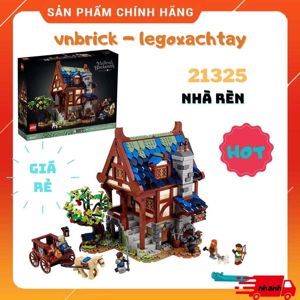 Lego Ideas 21325 Nhà Rèn - Đồ Chơi Lắp Ráp