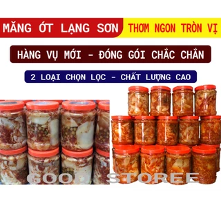 MĂNG ớt ngâm mác mật Lạng Sơn 1.5KG, Đặc Sản Đông Bắc, Măng Ớt Ngâm Quả Mắc Mật Tỏi Ớt, 2 Loại Chọn Lọc