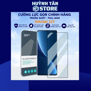 Cường lực gor xiaomi mi 12t , mi 12t pro trong suốt full màn chống bám vân tay chính hãng phụ kiện điện thoại huỳnh tân