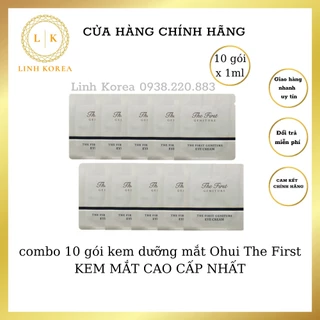 combo 10 gói kem dưỡng mắt Ohui The First (10 gói x 1ml)