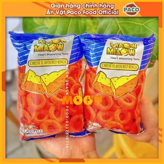 Bánh snack vòng phô mai Miaow Miaow gói 30g hàng nội địa Malaysia thơm ngon ngọt béo vị phô mai