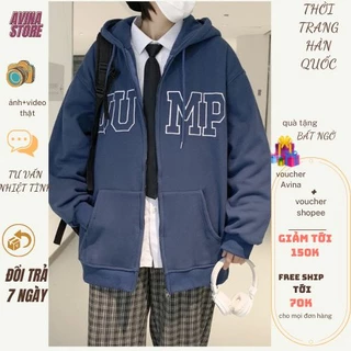 [ jump trungshop99 ] Áo Hoodies Nam Unisex Form Rộng In Chữ Jump