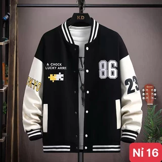 Áo khoác nỉ hoodie bomber nam nữ form rộng kiểu dáng bóng chày màu xám ADOSHOP3 nhiều mẫu mới đẹp