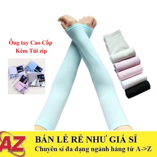 [1 Cặp] 2 Ống Tay Chống Nắng Túi Zip Loại Xịn, Chất Vải Dày Dặn