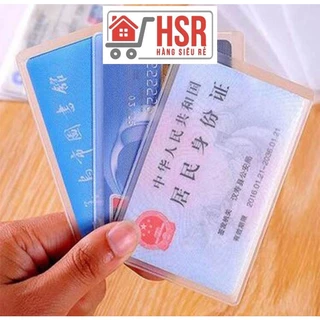 Túi nhựa bọc bảo vệ đựng thẻ ATM card visit, thẻ căn cước công dân, bằng lái xe, thẻ nhân viên, thẻ học sinh