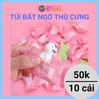 Túi Bất Ngờ thú cưng trang trí quà bất ngờ blind box siêu dễ thương