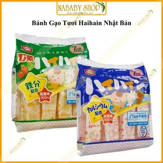 Bánh Gạo Tươi Ăn Dặm Cho Bé Haihain Nhật, Bánh ăn dặm cho bé