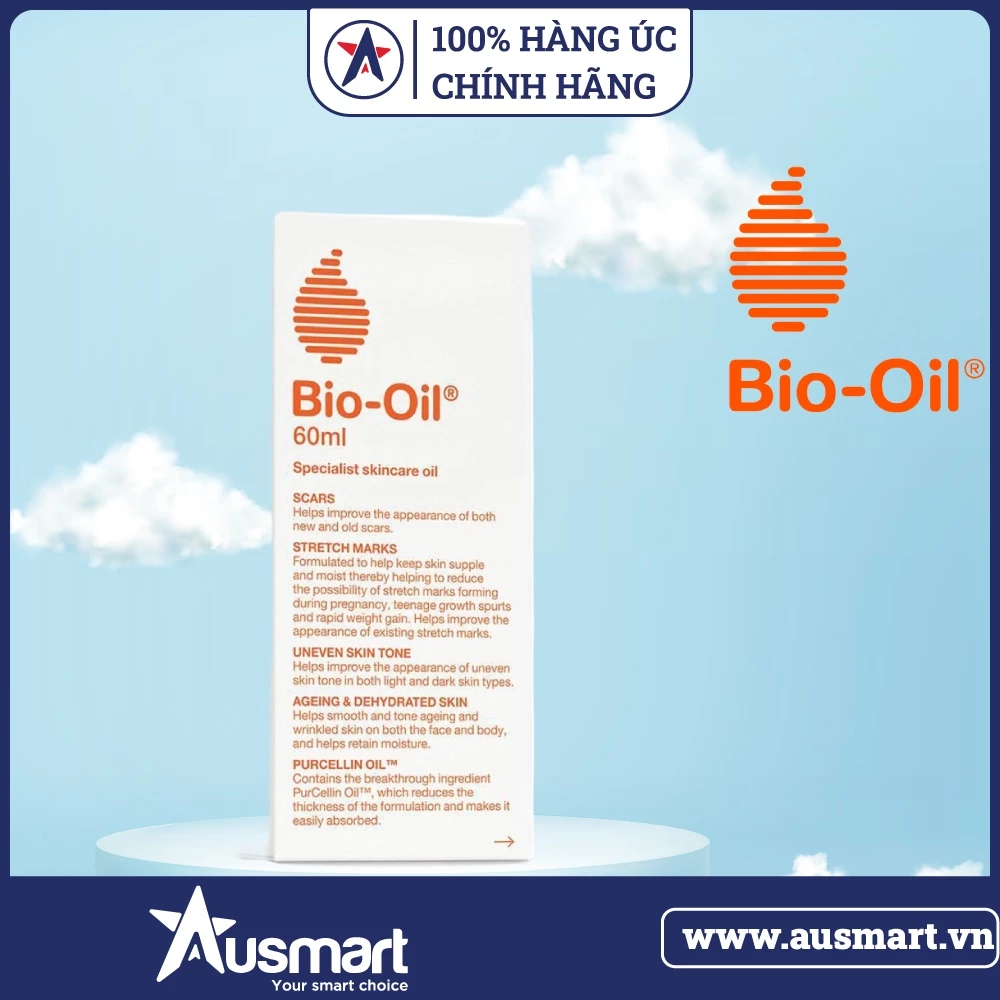 Tinh dầu làm mờ sẹo & giảm rạn da Bio Oil 60ml