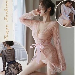 Váy Ngủ Choàng Kèm Quần Chip Sexy Quyến Rũ Gợi Cảm [Tango Fashion]