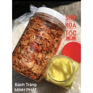 COMBO 550G(250G BÁNH TRÁNG TRÒN+200G MUỐI HÀNH PHI+100GR BƠ)[ SHIP HỎA TỐC]