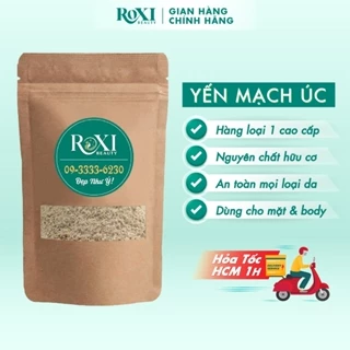 Bột Yến Mạch Úc [SIZE LỚN] Handmade Nguyên Chất 100%, Giúp Tắm Dưỡng Body, Đắp Nạ Dưỡng Trắng Da - ROXI Beauty