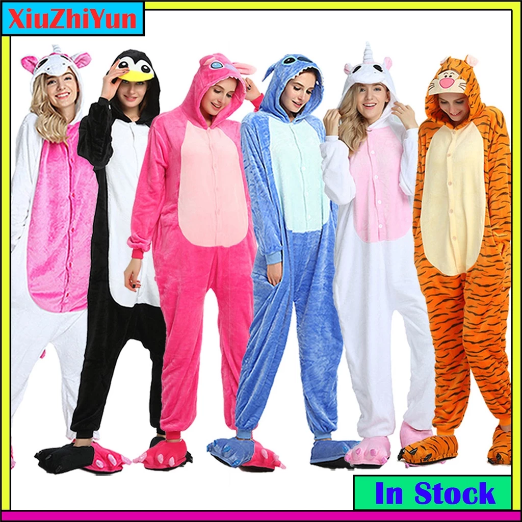 Bộ Đồ Ngủ Liền Thân Hóa Trang Nhân Vật Hoạt Hình Kigurumi Cho Nam Và Nữ