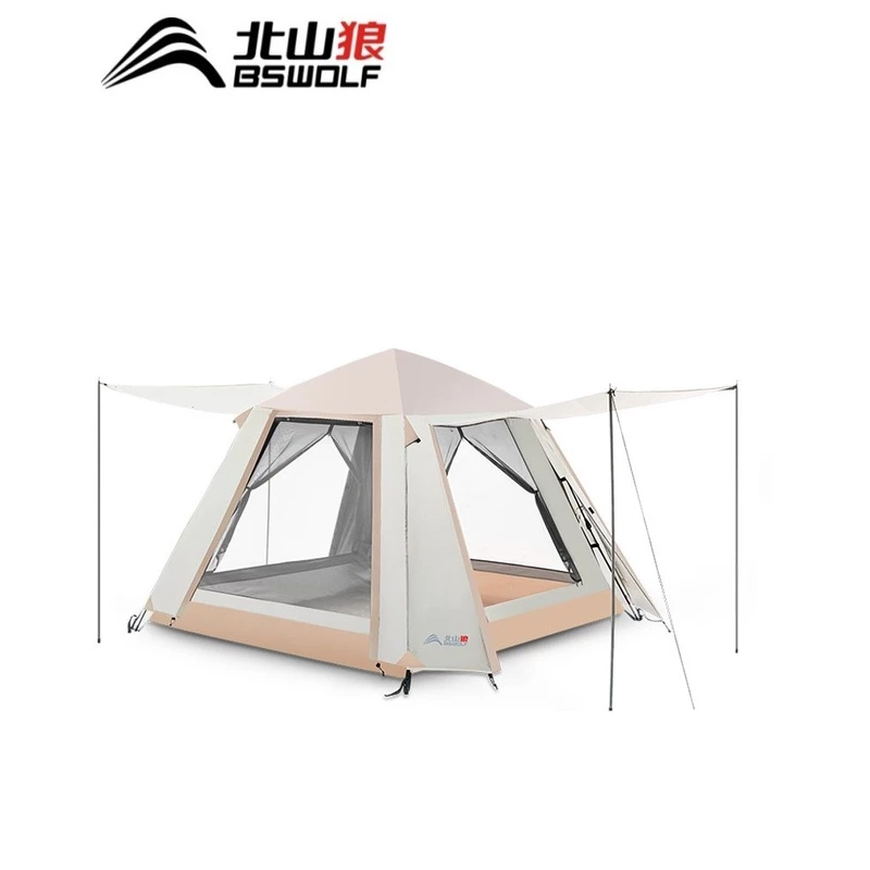 Lều Tự Bung BSW_ZL053, Lều Cắm Trại Kích Thước: 210*210*160cm, PU2000mm, UPF 30+