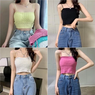 Áo Bra Cradin Hai Dây Nữ Xốp Nhún Dáng Lửng Siêu Hot 587