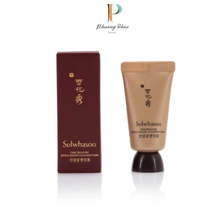 Sữa Rửa Mặt Thông Đỏ Sulwhasoo Timetreasure Extra Creamy Cleansing Foam Ex Minisize 15ml