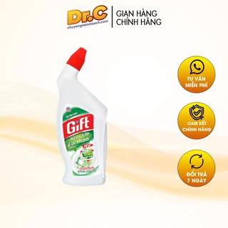 Chai Gift tẩy rửa toilet siêu sạch bạc hà 600ml